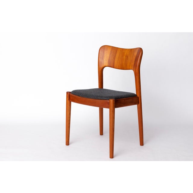 1970s Danish Ole Dining Chairs in Teak by Niels Koefoed for Koefoeds Hornslet, Denmark, 1970s, Set of 4 For Sale - Image 5 of 11