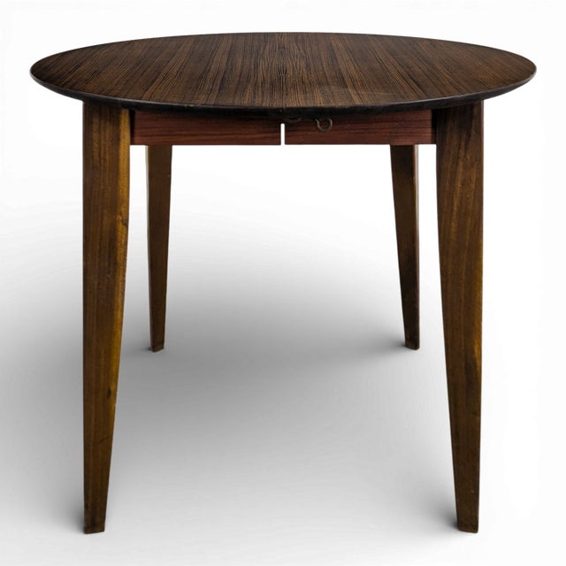 Wood Scandinavian Table with 2 Extensions For Sale - Image 7 of 7