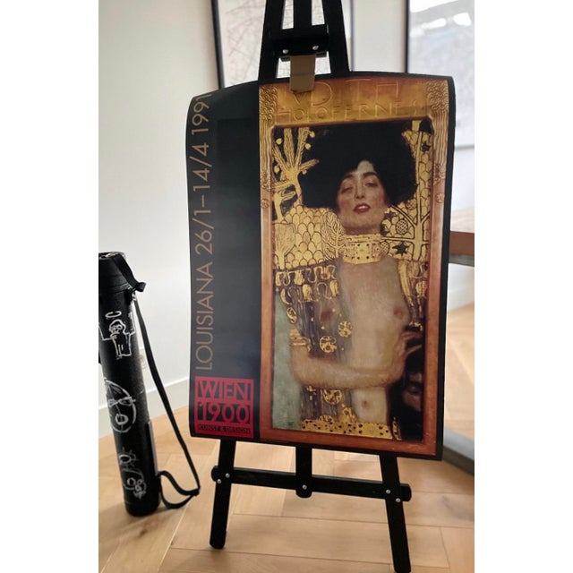 Exhibition poster featuring Judith I (1901) by Gustav Klimt, issued for the landmark exhibition Vienna 1900 – Art and...