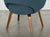 1950s 1950s Eero Saarinen for Knoll Executive Armchair With Wood Legs - All Original - Blue For Sale - Image 5 of 9