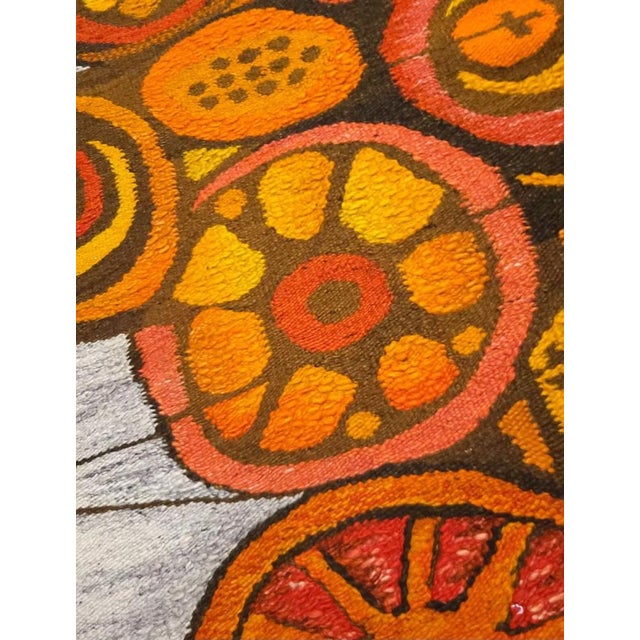 Mid-Century Modern Tapestry or Rug by Helena Sułkowska for Cepelia, Poland, 1970s For Sale - Image 3 of 5