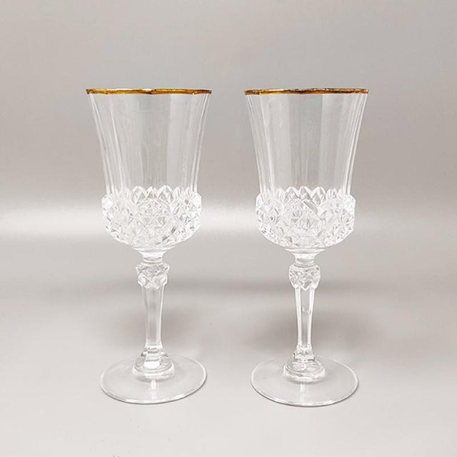 1970s Crystal Decanter and Glasses from RCR, Set of 3 For Sale - Image 5 of 8