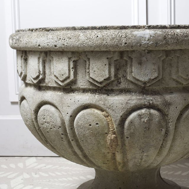 Vintage Concrete Planter Chairish