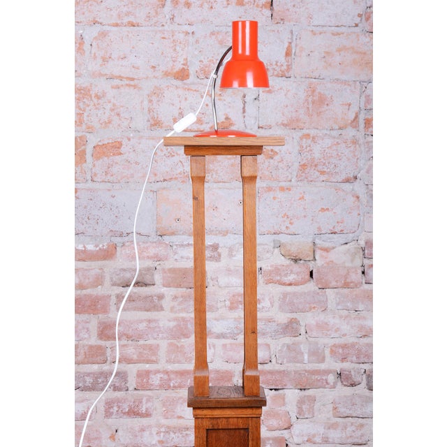 Metal Mid-Century Czech Chrome Table Lamp attributed to J. Hůrka for Napako, 1960s For Sale - Image 7 of 13