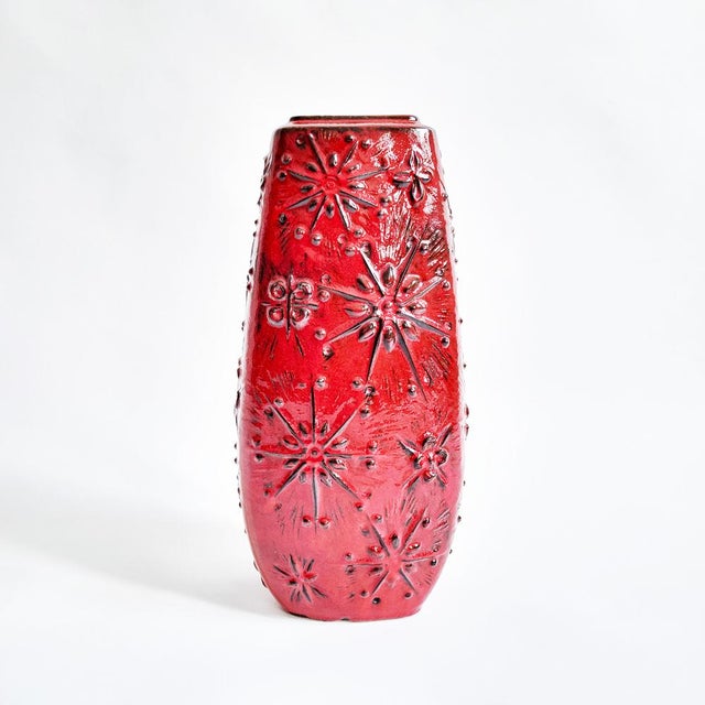 Mid-Century Modern West German Fat Lava Vase from Scheurich Keramik, 1960s For Sale - Image 6 of 6