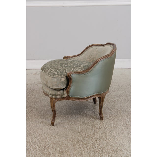 Louis XV Style 3 Piece Upholstered Chaise Lounge Chair Set For Sale - Image 14 of 18