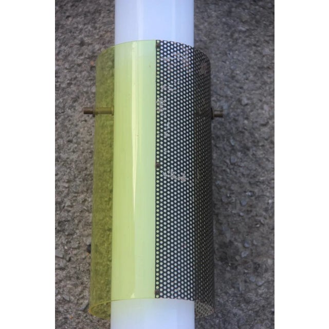 Aluminum, Brass, & Galvanized Metal Sconces from Stilux, 1950s, Set of 2 For Sale - Image 10 of 13