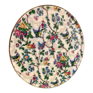 Vintage Royal Tudor Ware Barker Bros Chintz 11 1/8" Cake/Pie Plate (1950s) Made in England - Vintage From the 1950s