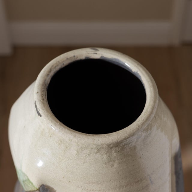 Monumental Abstract Sculptural Studio Ceramic Vessel, 27" For Sale - Image 10 of 15
