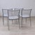 Four Gray Chairs in Cast Aluminum, Set of 4 For Sale - Image 3 of 18