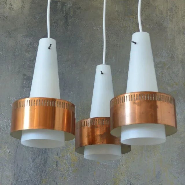 Scandinavian Ceiling Lamp, 1950s For Sale - Image 4 of 18