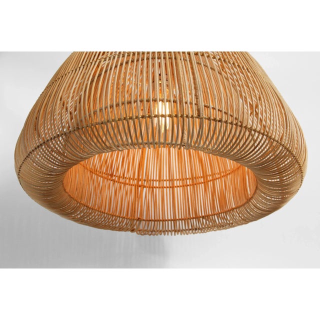 Hand crafted raw rattan mushroom lantern. Each handmade with natural finish so there will be slight variations for each in...