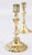English Antique Art Nouveau English Brass Candlesticks - A Pair For Sale - Image 3 of 10