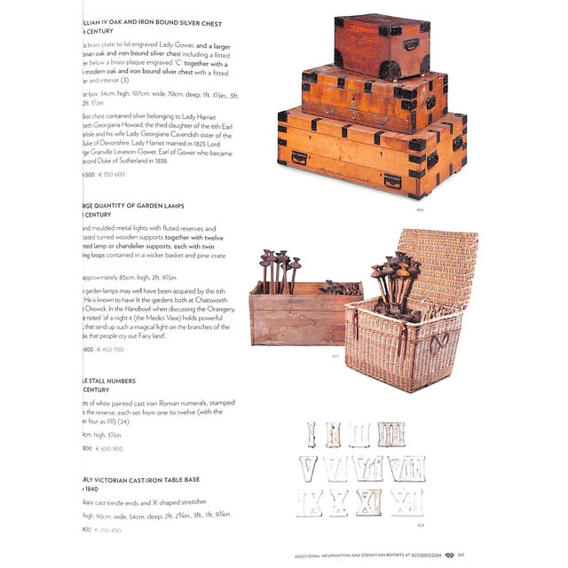 Chatsworth the Attic Sale 2010 Sotheby's Derbyshire For Sale - Image 4 of 12