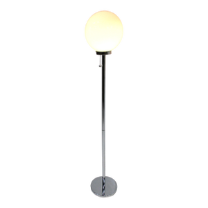 70's Chrome Floor Lamp in the Style of Verner Patton