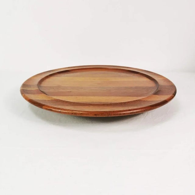 Large Teak Platter, Norway, 1970s For Sale - Image 6 of 7