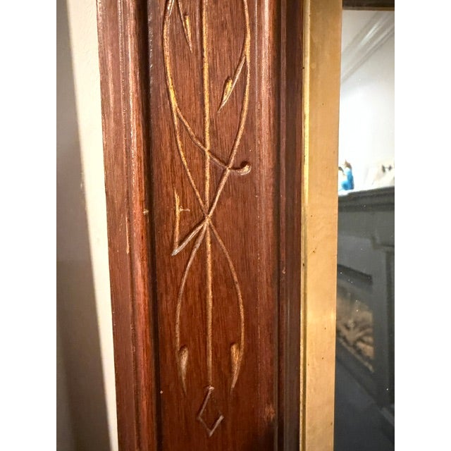 Late 19th Century Antique Cheval Floor Mirror, Late 19th Century For Sale - Image 5 of 6