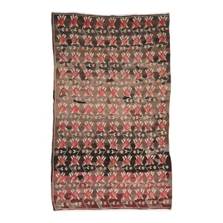Mid 20th Century Vintage Turkish Kilim Rug For Sale