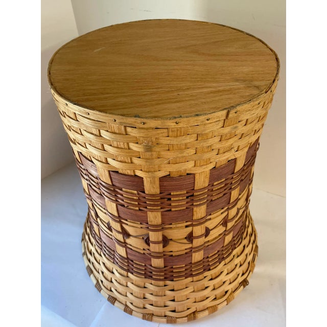 Vintage Tall Waste Basket or Planter Basket For Sale In Dallas - Image 6 of 7