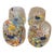 Murano "White Cristal" Tumblers Confetti Glass -Set of 4 For Sale