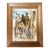 1970’s Original Abstract Expressionist Painting Mid Century Frame For Sale