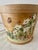 Vintage Indoor Wooden Folk Art Country Cottage Farmhouse Motif Hand-Painted Planter/Basket/Bucket For Sale - Image 11 of 18