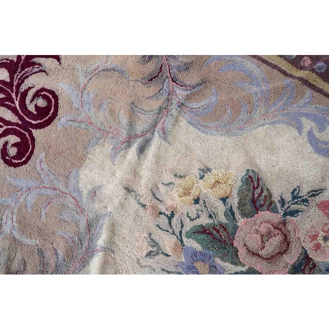 1880s Handmade Antique American Hooked Rug 2.7' X 5' For Sale - Image 9 of 12