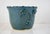 Navy Blue Vintage Whimsical Face Studio Pottery Planter Bowl - Signed RLM For Sale - Image 8 of 15