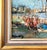 Abstract Expressionism Jean Vinay, French Expressionist Ecole de Paris Oil Painting Boats on French Riviera For Sale - Image 3 of 4