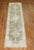 Mid-Century Modern Worn Vintage Zabihi Collection Turkish Gray Runner - 2'8" x 10' For Sale - Image 3 of 7