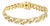 14K Yellow Gold Plated .925 Sterling Silver 3/8 Cttw Diamond Cuban Bracelet (I-J Color, I3 Clarity) - 7.25" For Sale