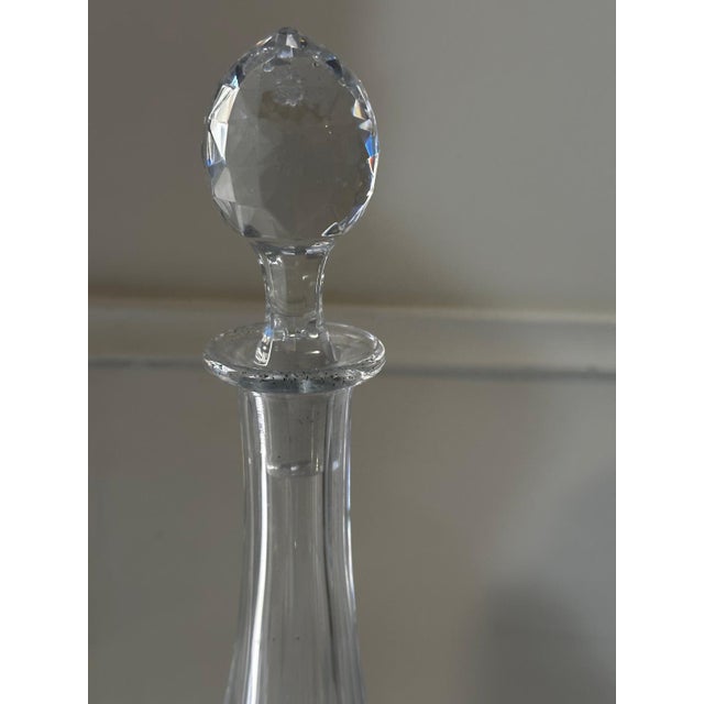 1930s Crystal Apron Wine Decanter from Baccarat, 1936 For Sale - Image 5 of 15