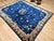 Vintage Room Size Chinese Art Deco Rug, Hand-Knotted Navy Blue, Taupe, 9' x 12' For Sale - Image 11 of 18