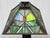 Antique Arts & Crafts Slag Glass Oak Table Lamp For Sale - Image 6 of 12