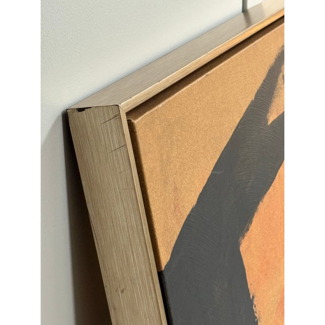 Textile Ksenia Sizaya for Cb2 Rowgan Wall Art, Framed For Sale - Image 7 of 12