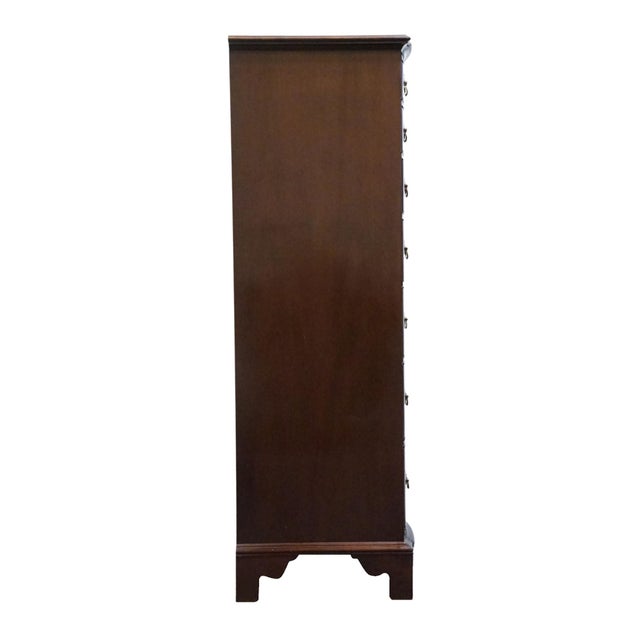 Wood Hickory Furniture Co. American Masterpiece Collection 37" Solid Mahogany Chest of Drawers 750-31 For Sale - Image 7 of 13