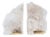 Hali Ivory Calcite Crystal Bookends - Pair For Sale