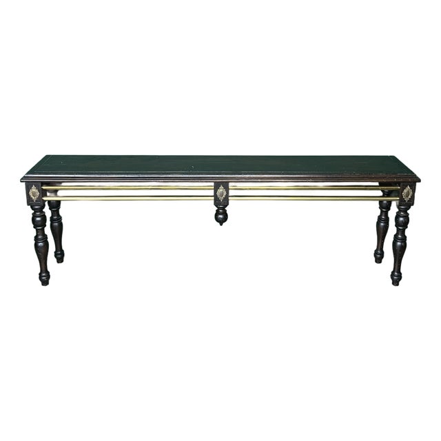 Late 20th Century Spanish Colonial Style Long Console Table For Sale