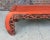 Burnt Orange Mid-20th Century Chinoiserie Kang Table - Newly Painted For Sale - Image 8 of 11