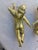 Ceramic Antique Golden Ceramic Putti, 1800s, Set of 2 For Sale - Image 7 of 16