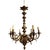 French Baroque Style Bronze Mazarin Six-Light Chandelier For Sale - Image 4 of 9