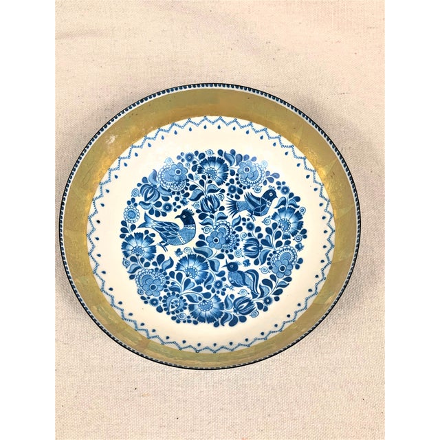 Vintage Steinbock Enameled Bowl For Sale In New Orleans - Image 6 of 9