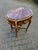 1960s French Louis XVI Pink Marble Mahogany Center Table 1pc For Sale - Image 4 of 13