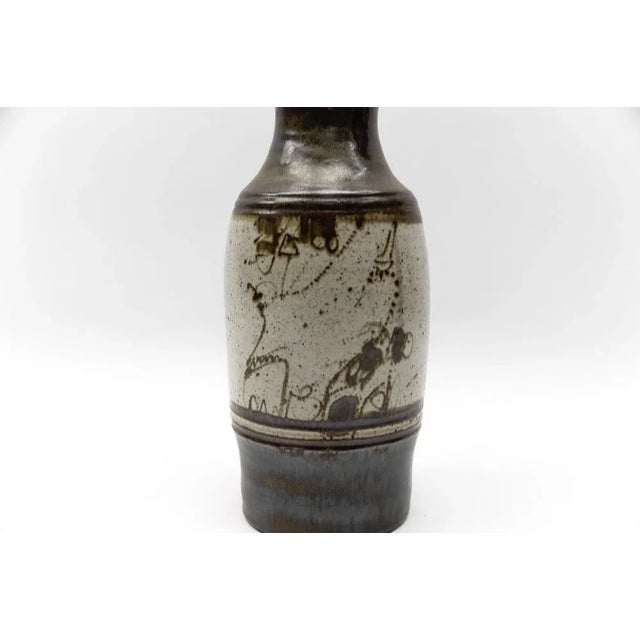 German Studio Ceramic Floor Vase from Wilhelm & Elly Kuch, 1960s For Sale - Image 6 of 9