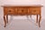 Louis XV provincial style sofa / console table, made from antique and later elements, probably assembled circa 1950's....