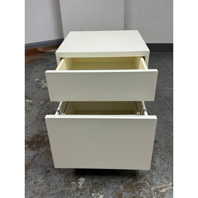 West Elm West Elm Parsons Two Drawer File Cabinet For Sale - Image 4 of 12