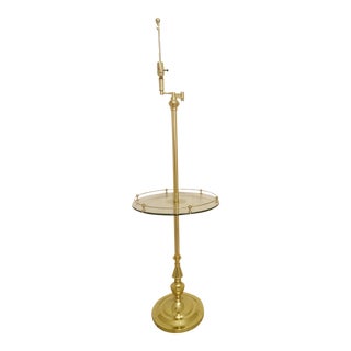 Mid-Century Modern Style Contemporary Solid Brass Floor Lamp by Scully and Scully For Sale