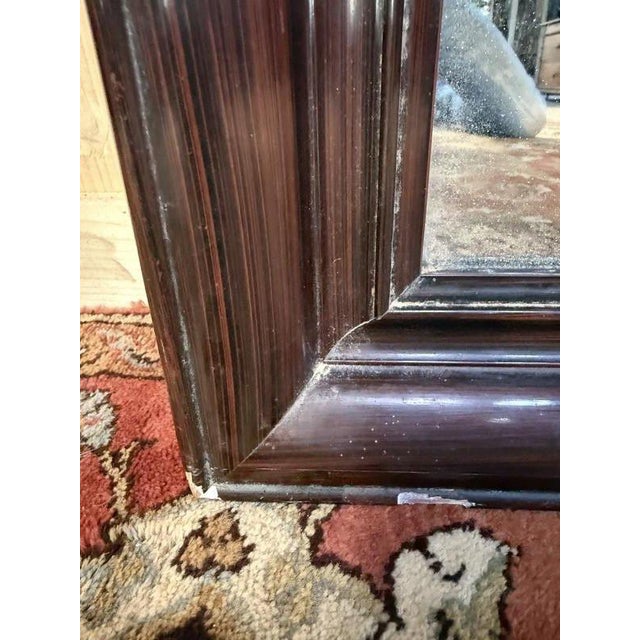 Rosewood and Mercury Mirror For Sale - Image 3 of 8