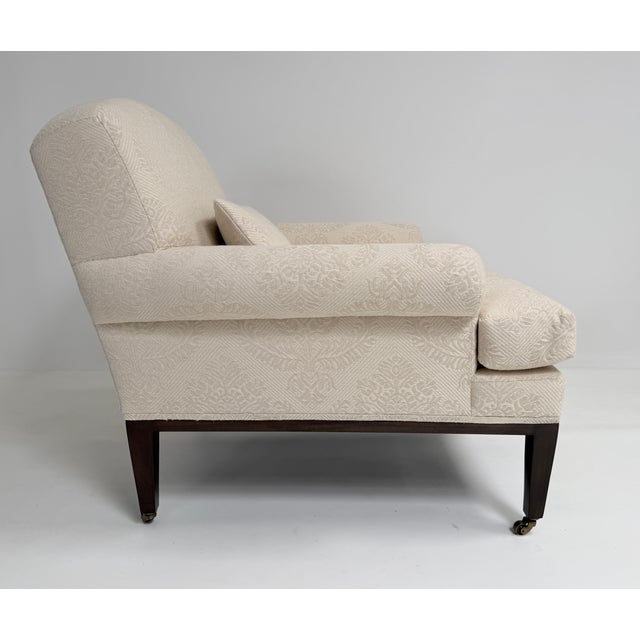 2020s Classic Gentleman's Arm Chair- Rive Gauche Armchair For Sale - Image 5 of 16