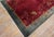 1920s Raspberry Red Floral Antique Chinese Art Deco Carpet 6' X 8'8'' Knotted Wool Rug For Sale In New York - Image 6 of 13